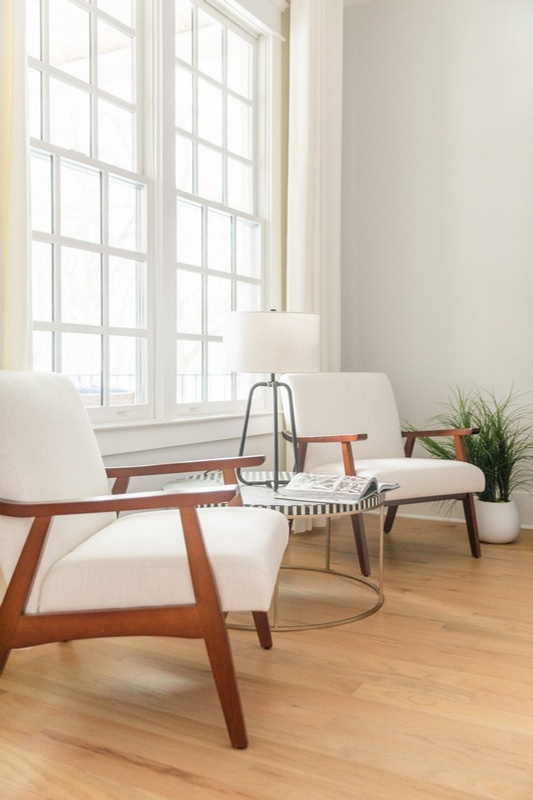 A bright, open living space